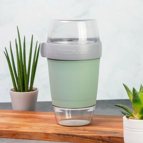 Westmark Háromrészes ételtartó edény, 1150 ml, mentazöld, L