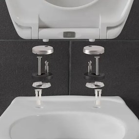 Viva BRILLA SLIM XL WC ülőke - duroplast - lecsapódásgátlós - levehető klikk rendszer - 46 x 36,5 cm