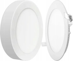 Led panel Falra szerelhető Süllyesztett 2in1 Plafon Mennyezeti Lámpa Kerek 18W 4500K