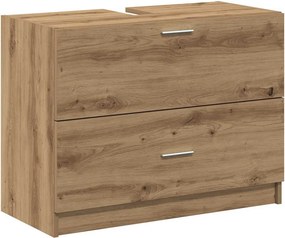 vidaXL Fürdőszoba Székény Artisan tölgy 78 x 37 x 59 cm Faanyag