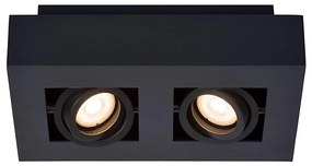 Lucide 09119/11/30 - XIRAX LED spotlámpa 2xGU10/5W/230V fekete