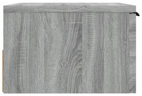 2 db szürke sonoma falra szerelhető éjjeliszekrény 34x30x20 cm