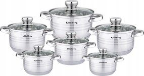 Edel-hoff edénykészlet rozsdamentes acél 12 db-os