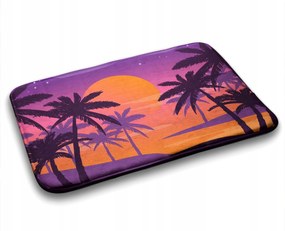 Trendi fürdőszobaszőnyeg Trópusi tengerpart 75x45 cm