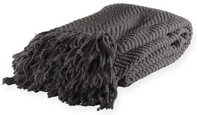 Szürke zsenília takaró 130x170 cm Renee – Tiseco Home Studio