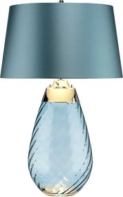 Elstead Lighting LENA LENA-TL-L-BLUE Asztali lámpa 1x60W/E27+7W/GU10 3000K 620LM