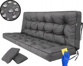 Kerti párna 100x105cm hintához, padhoz vízálló +párnák