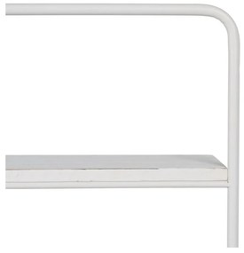 Fehér többszintes fém fali polc 51 cm – Ixia
