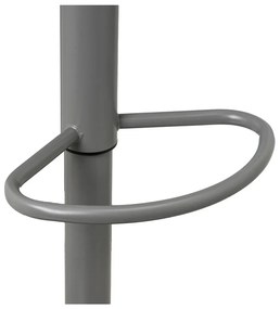 Szürke bőr utánzat állítható magasságú bárszék szett 2 db-os (ülésmagasság 56,5 cm) – Casa Selección