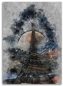 Gario Vászonkép Eiffel-torony ködben - Pau Fernandez Méret: 60 x 90 cm