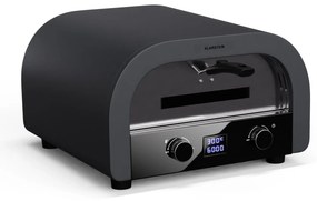 Klarstein FornoVetro pizzasütő kültéri használatra, Kettős fűtőelemek, 2200 W, 500 °C, Cool Touch