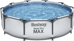 Bestway medence szerkezettel 3,05 x 0,76 m világos szürke szűrés nélkül