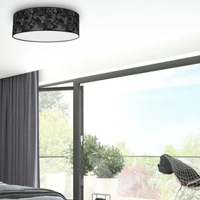 Mennyezeti lámpa SATINO 3xE27/60W/230V fekete/ezüst