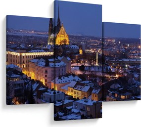 Kép - Cathedral of St. Péter és Pál, Brno, Csehország (90x60 cm)