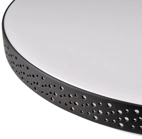 LED Fürdőszobai mennyezeti lámpa MOON LED/18W/230V fekete IP44