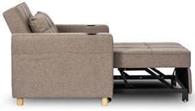 Ágyazható Fotel Trüffel Kárpittal. SOLOR