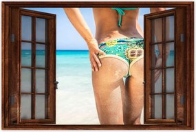 Poszterek 60x40 Szép fenék a tengerparton