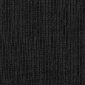 vidaXL 2 db fekete, vászonhatású sötétítőfüggöny fűzőkarikával 140 x 225 cm