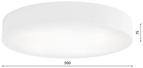 CLEO LED mennyezeti lámpa 69W, 230V, 4000K, 50 cm, fehér