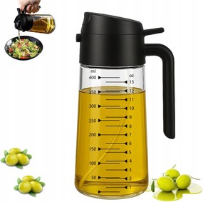 Olajmosó Ecet Üveg Adagoló Üveg Pára 470ML