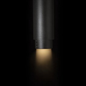 RENDL OPTIMUS 2 mennyezeti lámpa fekete 230V LED GU10 9W 25 65°