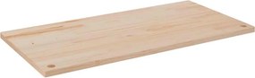 vidaXL tömör fenyőfa asztallap 100 x 50 x 2,5 cm