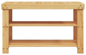 3 szintes bambusz cipőtartó 70 x 27,5 x 45 cm