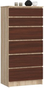 Komód Kalista III (szonoma tölgy + wenge). Akció -14%. 1069020