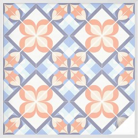 Tejfólia Ablaküvegekhez Öntapadós Adatvédelem Virágmintás 100x100