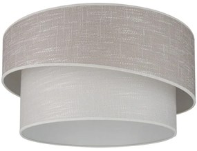 Brilagi - Mennyezeti lámpa DOVER SHINE 1xE27/15W/230V átm. 50 cm szürke/krémes
