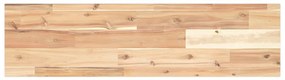 kezeletlen tömör akácfa függőpolc 100 x 20 x 2 cm