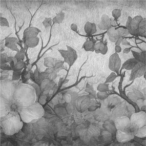 Flizelin tapéta Divatos 3D fali ragasztó Virág gallyak 250x250 Ragasztó