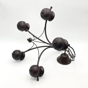 Brilagi - LED Csillár láncon COTTAGE 5xG9/40W/230V tölgy/fehér