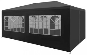 antracitszürke partisátor 3 x 6 m