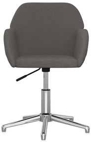 Sötétszürke szövet forgó irodaszék