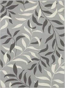 Modern szürke krémszínű nappali szőnyeg puha rövid hajjal 180x260