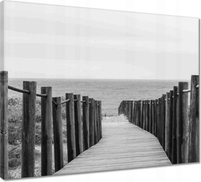 Vászonkép 50x40 Sétány közel a parthoz