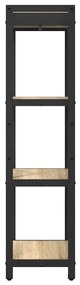 Könyvszekrény sonoma tölgy 40 x 30 x 118 cm Faanyag