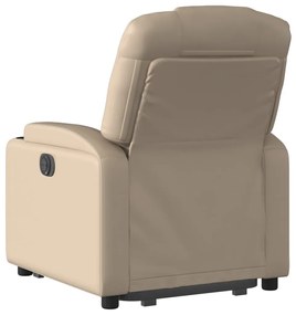 elektromos cappuccino műbőr felállást segítő dönthető fotel