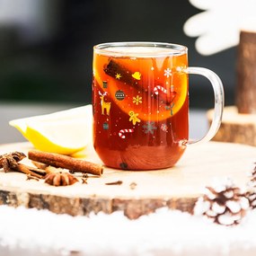 4Home Hot&Cool Christmas thermo bögre 350 ml, 2 db