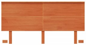 viaszbarna tömör fenyőfa fejtámla 160 cm