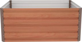 Emelt virágágy G21 Daisy 120 x 90 x 52 cm, fém,barna