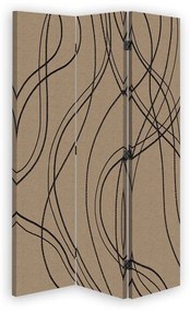 Gario Paraván Dekoratív hullámok Méret: 110 x 170 cm, Kivitelezés: Forgó paraván 360°