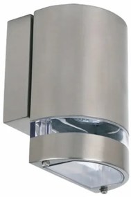 Strühm Gardenya 160x110 mm matt króm ívelt oldalfali lámpa GU10-es foglalattal