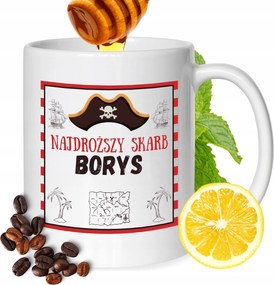 Borisz Bögre Férj Barátjának Nyomtatott Ajándék Fehér 330ml