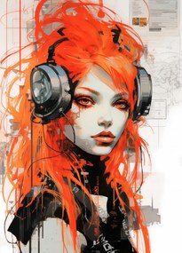 Poszter 39,5x55cm Metropolisz ritmusa