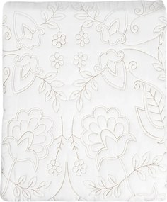 Cludo mosható mikroszálas ágytakaró virágos hímzéssel 200x220 cm Homla