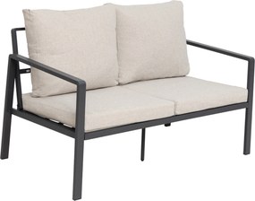 Furnigo Kerti fém szett Valencia - antracit/bézs párnák