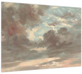 Kép - John Constable, Cloud Study Stormy Sunset, reprodukciók (70x50 cm)