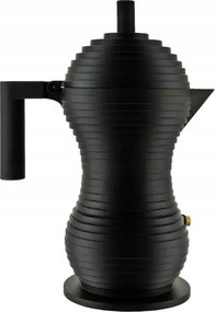 Magasnyomású kávéfőző Alessi Pulcina fekete 300 ml 6 csésze